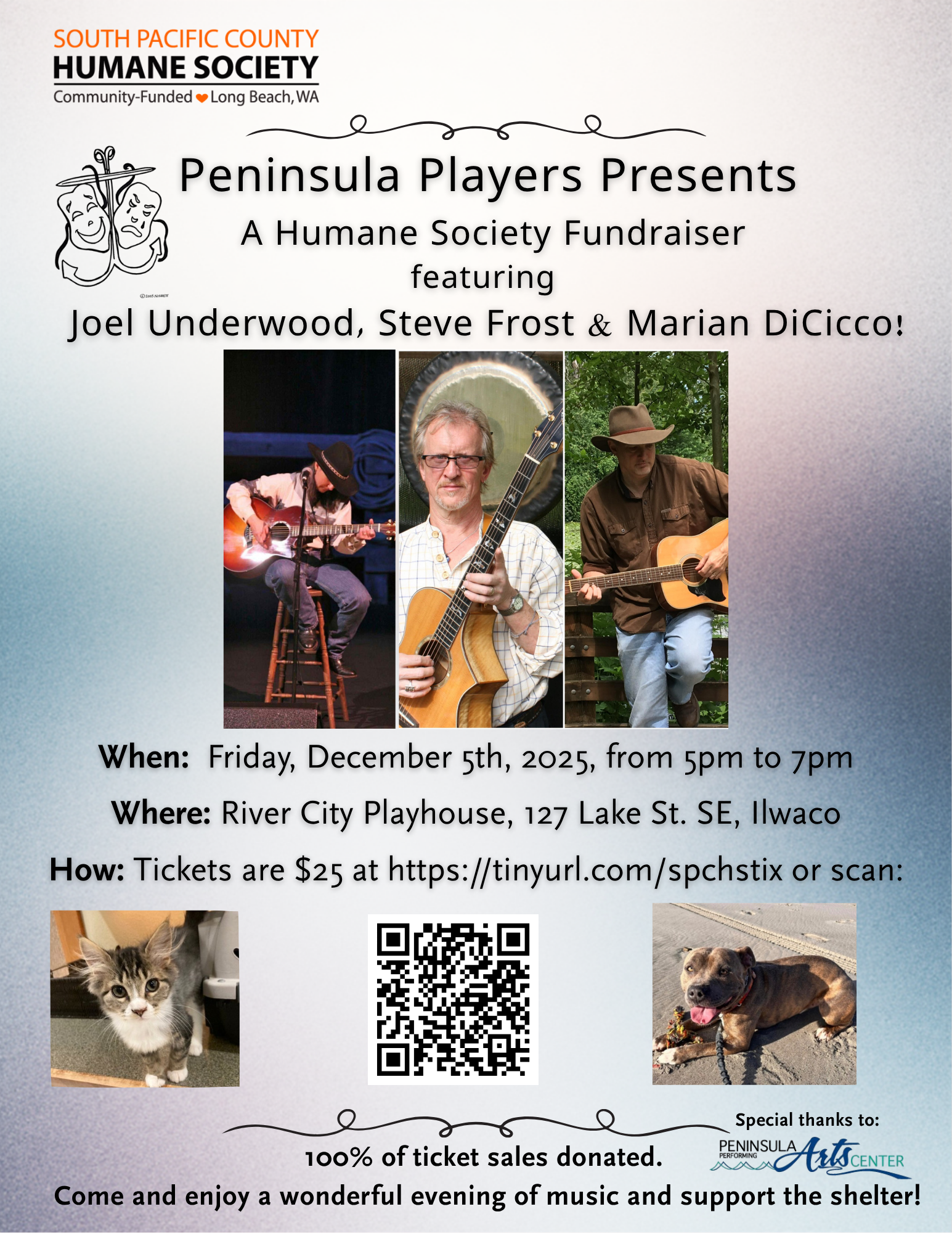 2025 Joel Underwood Fundraiser 8.5x11 flier North Jetty Brewing